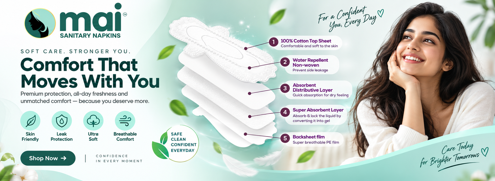 Mai Sanitary Pads Banner