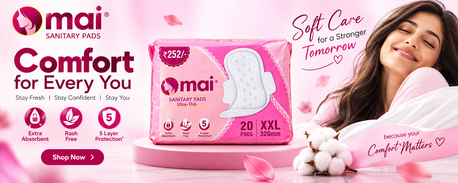 Mai Sanitary Pads Banner