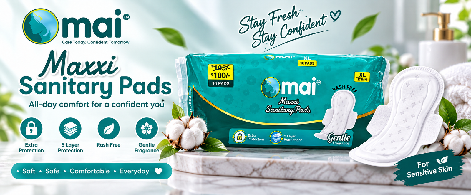 Mai Sanitary Pads Banner