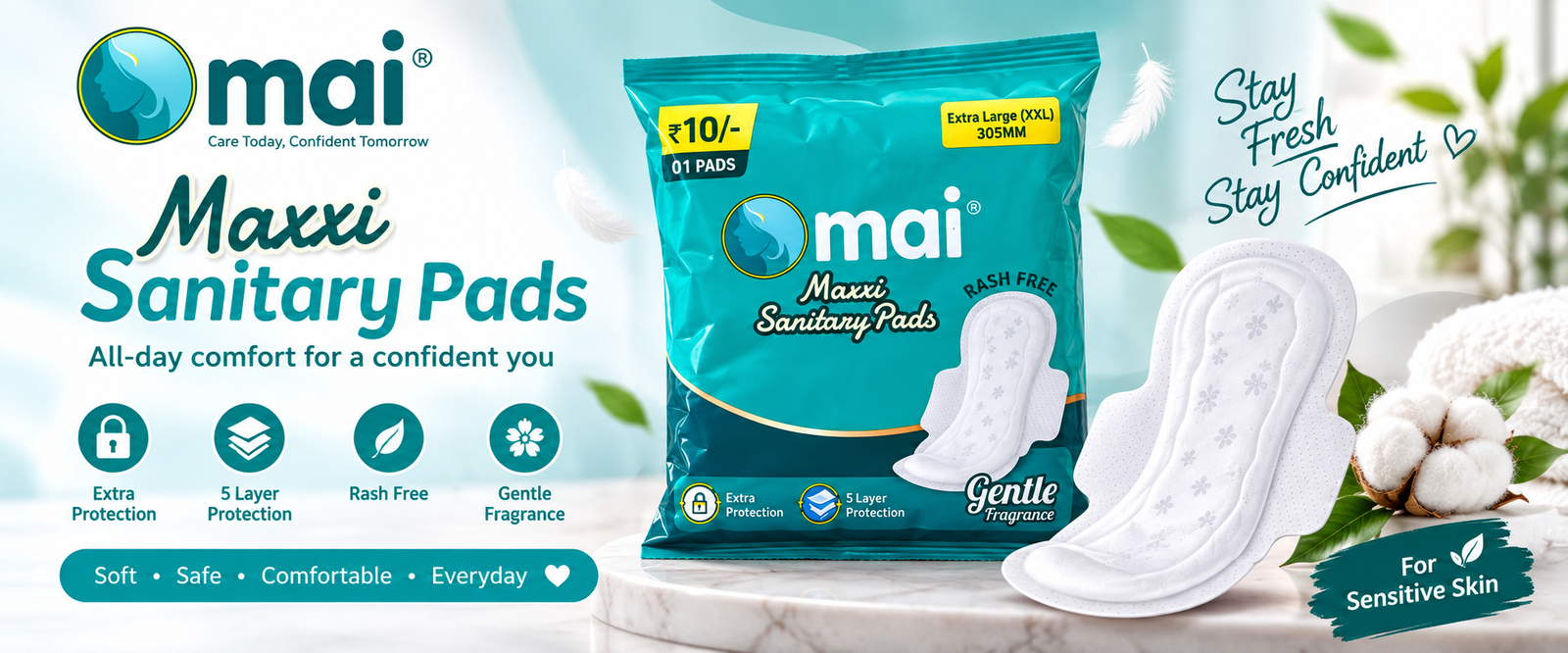Mai Sanitary Pads Banner