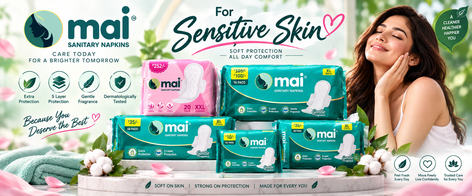 Mai Sanitary Pads Banner