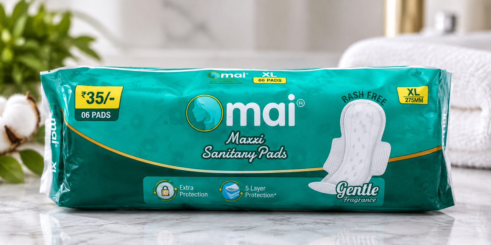 Mai Maxxi XL Sanitary Pads – 6 Pads